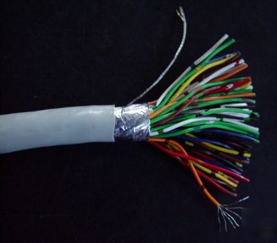 59 ft. black 22 gauge 46 conductor wire 22/46