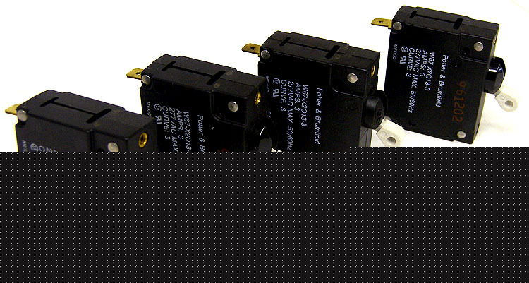 Lot 4 potter & brumfield circuit breaker W67-X2Q13-3