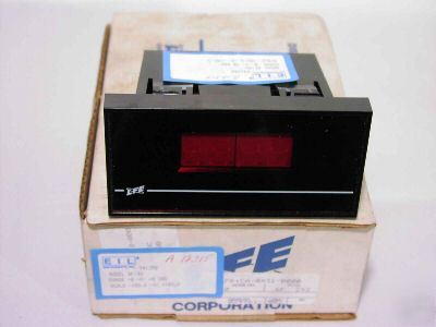 New lfe ap-40 digital panel meter +/8 vdc +/- 180 