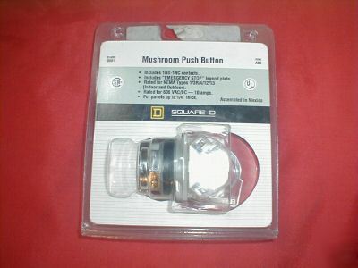 Square d 9001AB3/9001 AB3 emergency stop pushbutton set