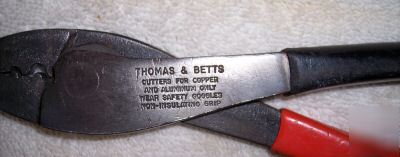  thomas & betts sta-kon lug crimper cutter WT111M 