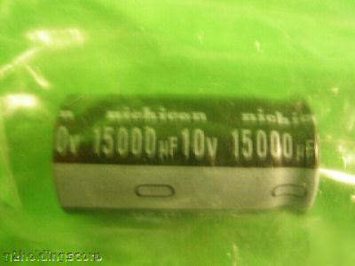 Nichicon 15000 ÎœF10V capacitor (qty 50)